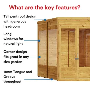 BillyOh Picton Corner Summerhouse - 8x8