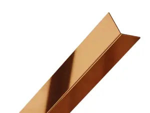 ILCOM decorative profile L 20mm x 2700mm x 0.6mm Copper Polished Stainless Steel