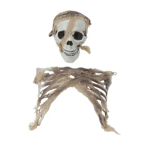 20Pcs Halloween Realistic Skull and Bone Skeleton Decoration Kit