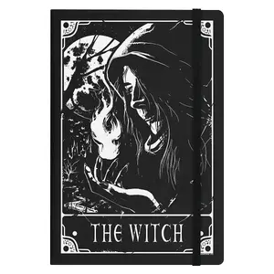 Deadly Tarot The Witch Witch A5 Notebook Black (One Size)