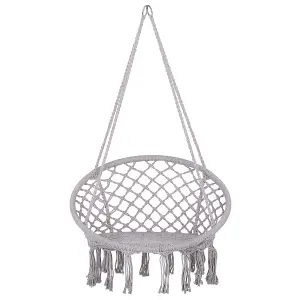 Hanging Chair GABELLA Cotton Light Grey