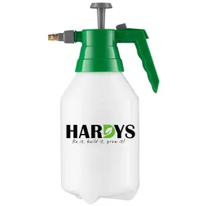 Hardys 1.5 Litre Garden Pressure Sprayer - Easy Hand Pump Action, Adjustable Nozzle, for Watering, Weed Control, Chemical Product