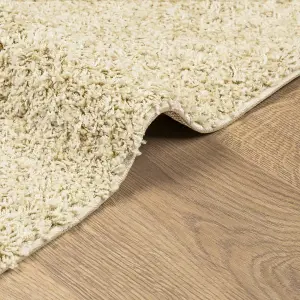 Shaggy Rug PAMPLONA High Pile Modern Gold 140x200 cm