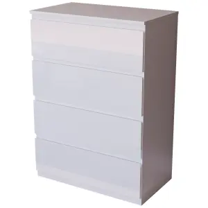 Vida Designs Glinton 4 Drawer Chest (100% FSC), White