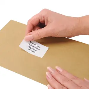 400 Sheets of A4 Plain White Self Adhesive Blank Address Shipping Labels (8 Address Labels Per Sheet)