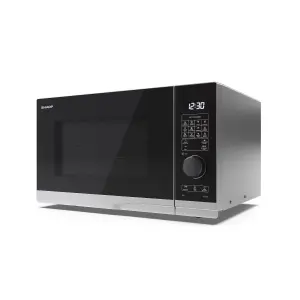 Sharp YC-PG254AU-S 25L 900W Microwave Oven with 1000W Grill Function - Silver