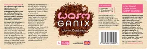 Wormganix 1 Litre Bucket Premium Worm Castings Vermicompost Organic Moist Fresh