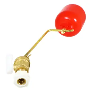 SPARES2GO Toilet Float Valve 1/2" Part 2 BS1212/2 Low Pressure Side Entry 4 1/2" Plastic Cylinder Kit