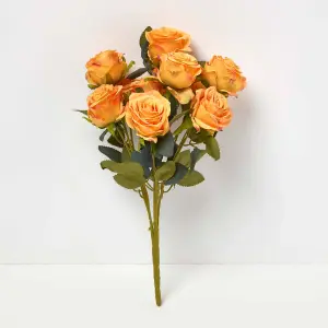 Homescapes Artificial Bouquet of Yellow Roses