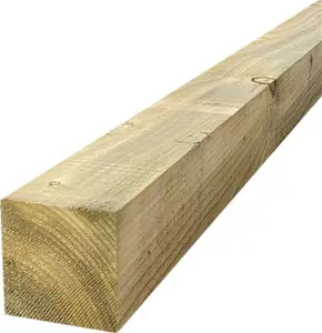 2.1m X 100mm X 100mm | Square Fence Post | UC4 Green Treated