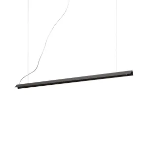 Luminosa V-Line Integrated Led Pendant Ceiling Light Black 3000K