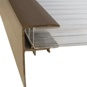 Solstice PVC F-Section 10mm 2m Brown