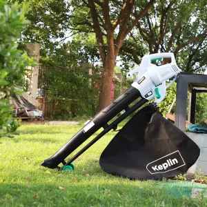 Keplin 3-in-1 Leaf Blower, Garden Vacuum & Mulcher - 3300W, 45L Collection Bag