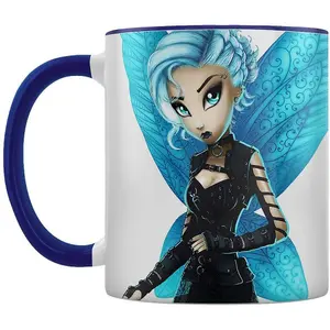 Hexxie Make Your Own Magic Juniper Mug Blue/White (One Size)