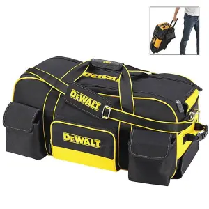 Dewalt DWST1-79210 Large Heavy Duty Tool Bag with Wheels and Carry Handle X 2