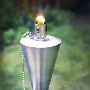 Harbour Housewares - Metal Garden Torch - Barrel