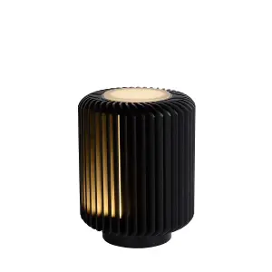 Lucide Turbin Modern Table Lamp 10,6cm - LED - 1x5W 3000K - Black