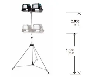 Makita GM00002073 Portable Telescopic Tripod Light Stand for DML809 Work Light