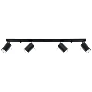 Ring Steel Black 4L Light Classic Ceiling Light