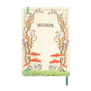 Something Different Enchanted Forest A5 Notebook Cream/Orange/Yellow (One Size)