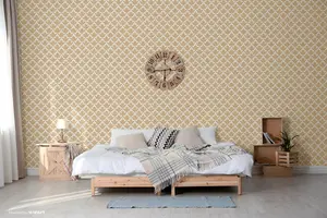 SK Filson Gold Damask Wallpaper