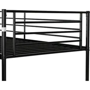 Dore Single (3') Futon Bunk Bunk Bed Black