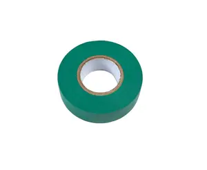 Green PVC Insulation Tape 19mm x 20m Pk 10 Connect 30377