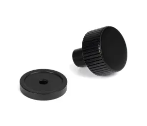 From The Anvil Matt Black Judd Cabinet Knob - 25mm (Plain)