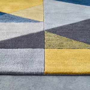 Origins Trio Blue/Ochre Rug 160 X 230