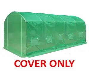 6m x 3.5m (20' x 11.5' approx) Pro Max Green Polytunnel Replacement Cover