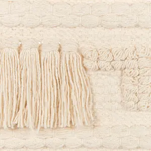 Fabric Wall Hanging KAMOKE Cotton Beige