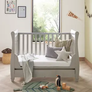 Eva Cot Bed Grey