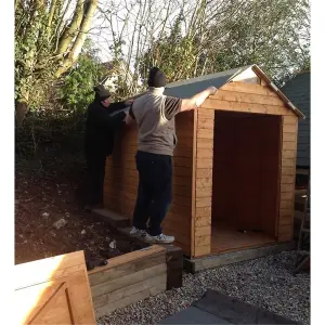 7 x 5 Deluxe Security Tongue And Groove Shed (12mm Tongue And Groove Floor)