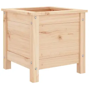 Berkfield Garden Planter 40x40x39 cm Solid Wood Pine