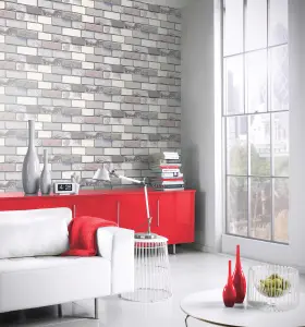 Arthouse Industrial Brick Wallpaper