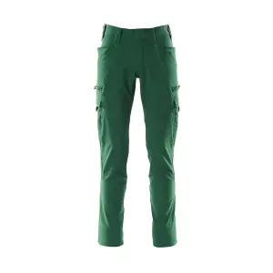 Mascot Accelerate Ultimate Stretch Trousers with Thigh Pockets - Green   (40.5) (Leg Length - Regular)