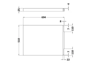 Round Single Ended Bath, Black Framed Screen and Panels - 1700 x 700mm