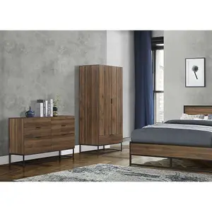 Birlea Houston Small Double Bed Walnut