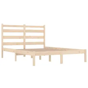 Berkfield Bed Frame Solid Wood Pine 120x200 cm