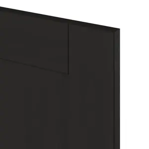 GoodHome Verbena Matt charcoal Shaker Drawer front, bridging door & bi fold door 400mm