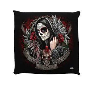 Spiral Muertos Dias Filled Cushion Black/Red (One Size)