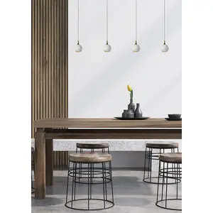 Lucide Favori Modern Bar Pendant Light - 4xGU10 - White