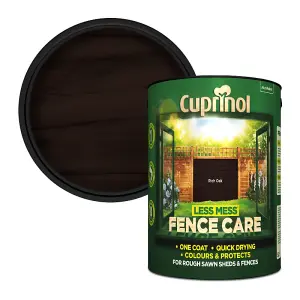 Cuprinol Less Mess Fence Care Rich Oak 6L