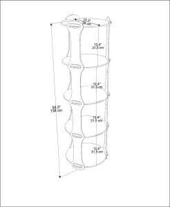 Decorotika Yuvar Bookcase Shelving Unit