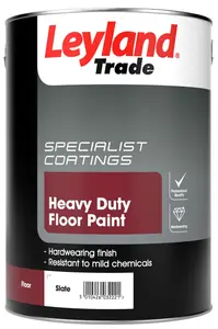 Leyland Trade Heavy Duty Floor Paint  - 5 Litre - Slate