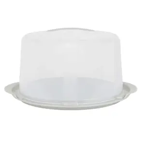 Deep Cake Clear Plastic Storage Containers With Handles & Lids For Cakes and Desserts