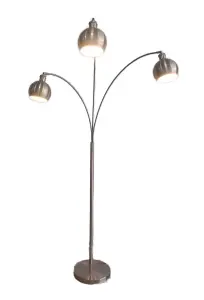 Lighting123 Reuben Floor Lamp E27 Bulb Cap for Living Room Bedroom Office