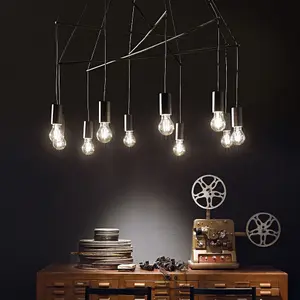 Luminosa Pop Light Cluster Ceiling Pendant Black