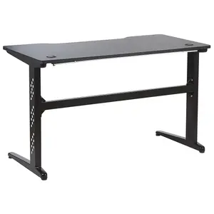 Beliani Modern Gaming Desk Black DEXTER