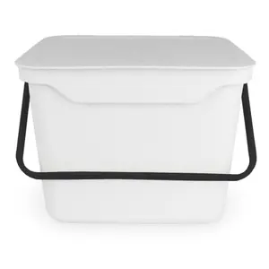 Easy Eco - 5L Compost Caddy - White